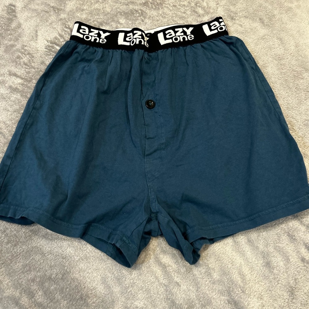 Lazy One Teal Boxer Shorts